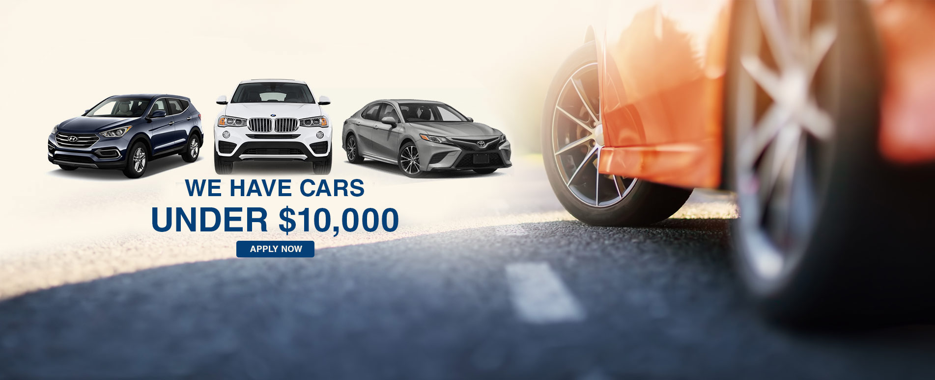 Fill out application to apply for a car loan
