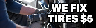 We fix tires $5